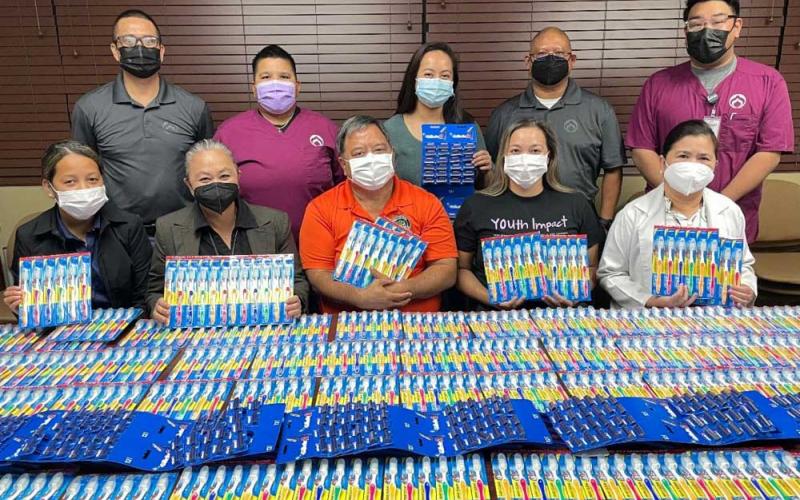 FHP donates toothbrushes, razors to Guam Homeless Coalition