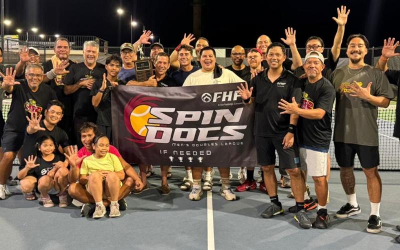 “The Spin Doctors” participate in tennis tournament